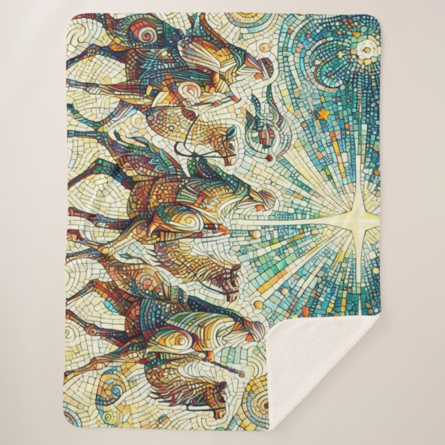 Cobertor Sherpa 3 Sábios (Frente)