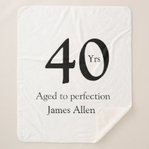 40 anos envelhecido à perfeição nome de aniversári