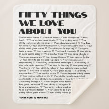 50 coisas que amamos sobre você modelo Birthday Fl