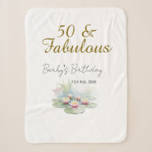 50 & fabuloso lótus dourado lírio aquarela