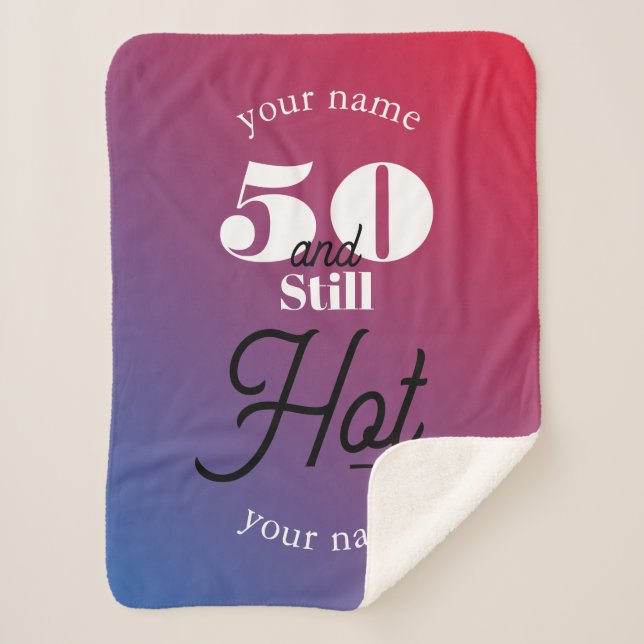 Cobertor Sherpa 5O e ainda quente (Frente)