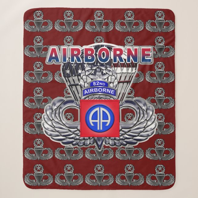 Cobertor Sherpa 82ª Divisão Aerotransportada  (Frente)