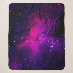 Cobertor Sherpa A beautiful, bright space nebula. background,abstr