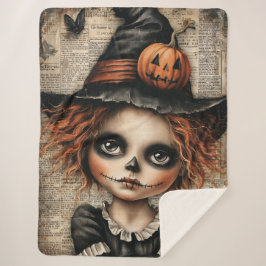 Cobertor Sherpa A Boneca que Espera nas Sombras