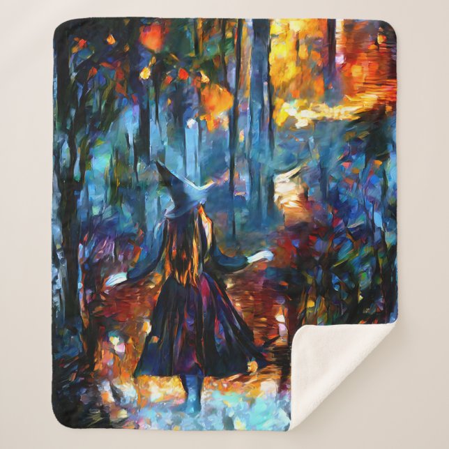 Cobertor Sherpa A Bruxa (Frente)