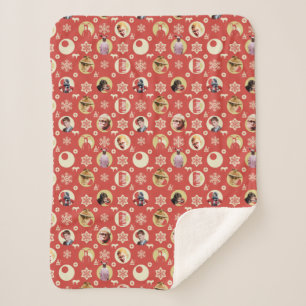 Cobertor Sherpa A Christmas Story Retro Snowflake Pattern