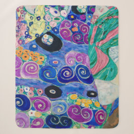 Cobertor Sherpa A donzela de Gustav Klimt