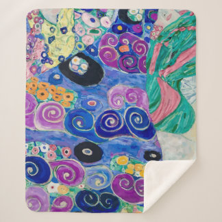 Cobertor Sherpa A donzela de Gustav Klimt