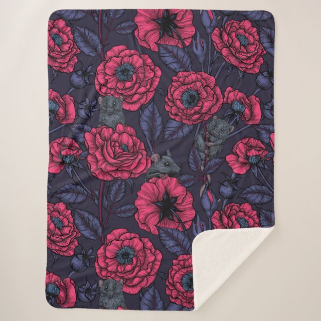 Cobertor Sherpa A festa dos ratos (Frente)