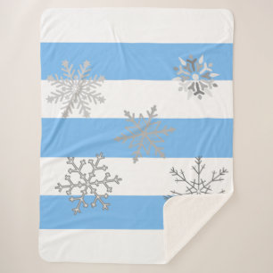 Cobertor Sherpa A magia de uma primeira neve em um