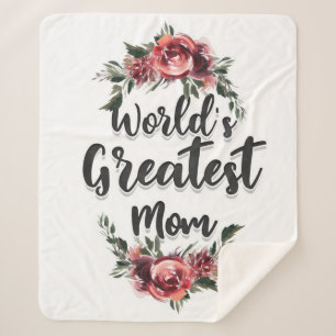 Cobertor Sherpa A maior mãe do mundo Presente Para A Mãe