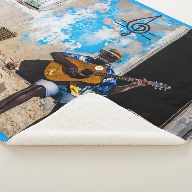 Cobertor Sherpa A música é o remédio da mente (3/4)