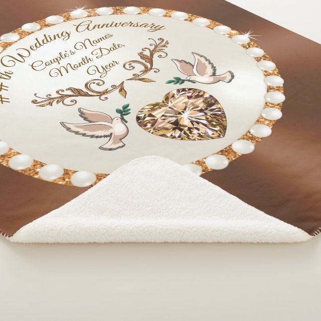 Cobertor Sherpa A Qualquer Ano, Presentes personalizados de aniver (3/4)