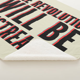 Cobertor Sherpa A Revolução Será Transmitida Ao Vivo