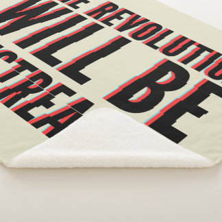 Cobertor Sherpa A Revolução Será Transmitida Ao Vivo