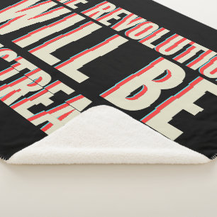 Cobertor Sherpa A Revolução Será Transmitida Ao Vivo