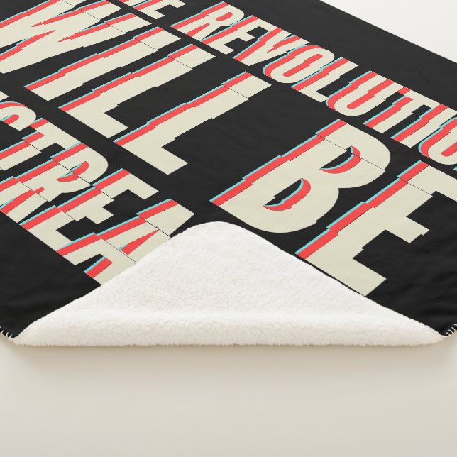 Cobertor Sherpa A Revolução Será Transmitida Ao Vivo (3/4)