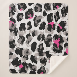 Cobertor Sherpa A textura animal, do leopardo, abstrato, áfrica,