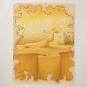 Cobertor Sherpa "A Vanguarda do Mundo", Adventure Motif Painting