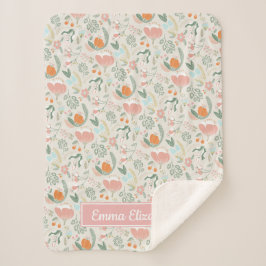 Cobertor Sherpa A vida é bonita | Bebê Personalizado