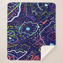 Cobertor Sherpa A vida no espaço