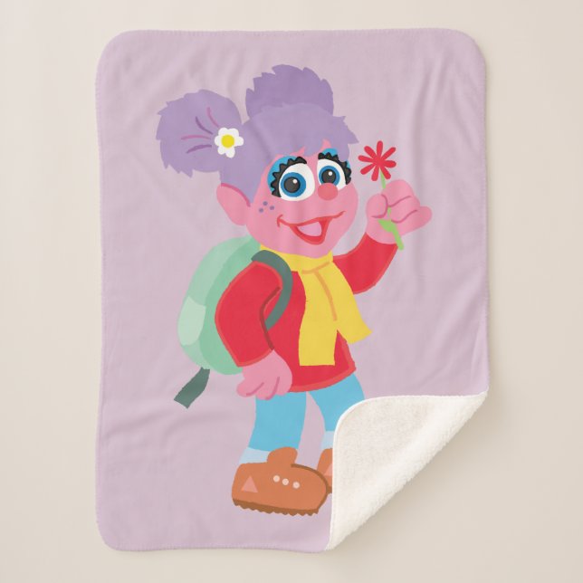 Cobertor Sherpa Abby Cadabby Hiking (Frente)