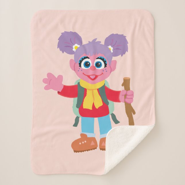 Cobertor Sherpa Abby Cadabby Hiking (Frente)