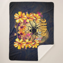 Cobertor Sherpa Abelha, café