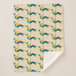 Cobertor Sherpa Abseiling