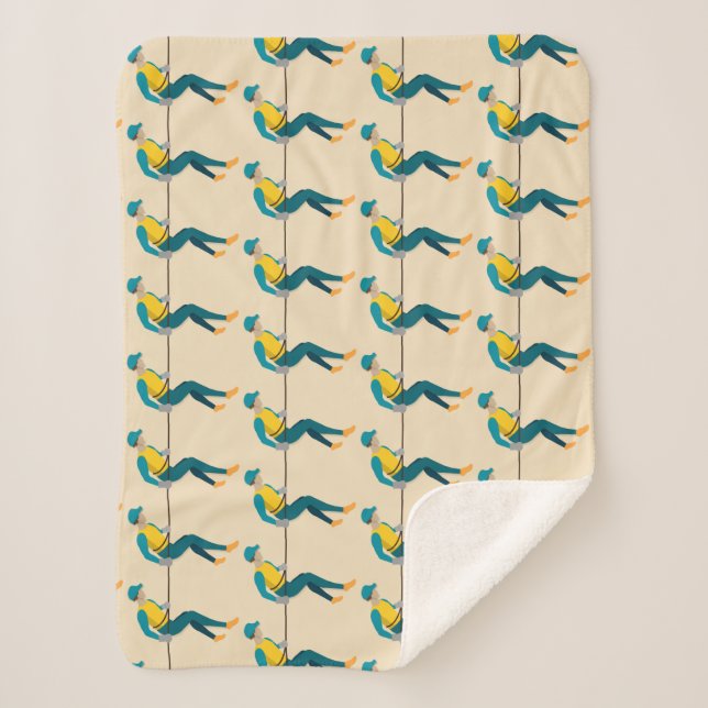 Cobertor Sherpa Abseiling (Frente)