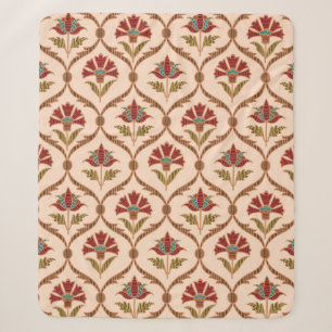Cobertor Sherpa abstract ornamental vintage pattern designart,abst