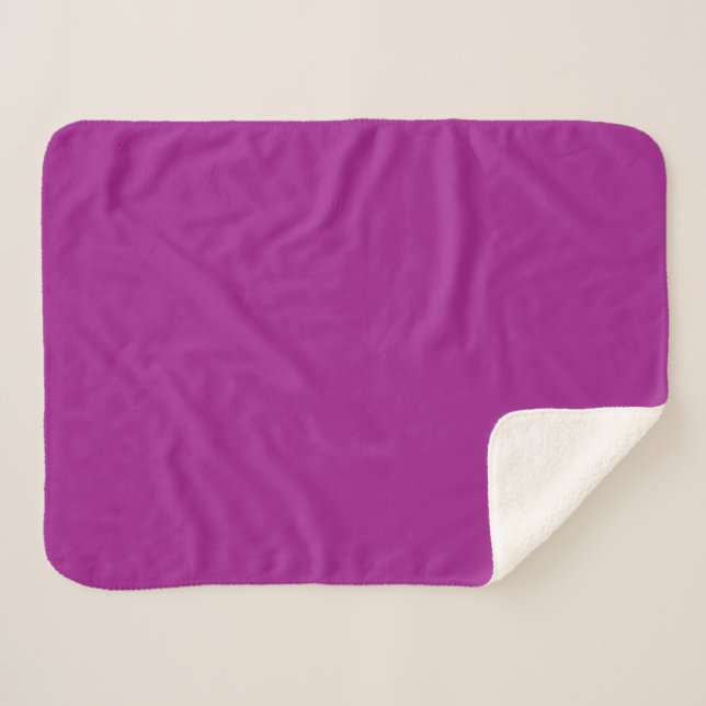 Cobertor Sherpa Abstract purple Solid Plain Color (Frente (Horizontal))