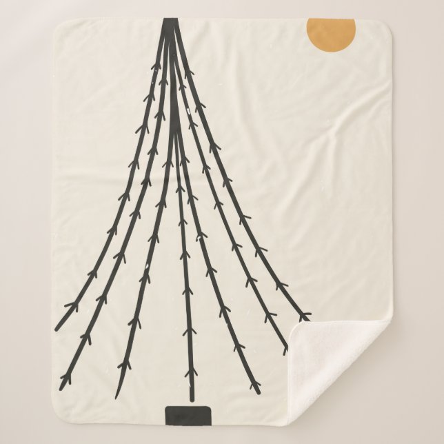 Cobertor Sherpa Abstrato (Frente)