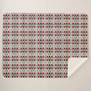 Cobertor Sherpa Abstrato