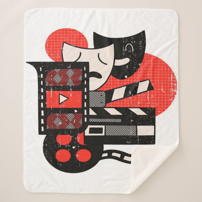 Cobertor Sherpa ABSTRATO AGINANDO | Lover Home (Frente)