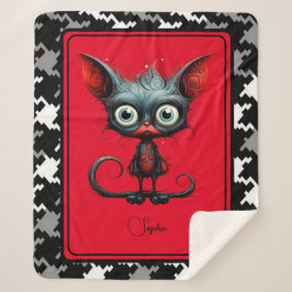 Cobertor Sherpa Abstrato Animal