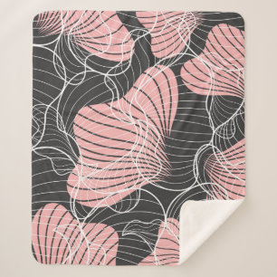 Cobertor Sherpa Abstrato colorido, padrão artístico perfeito.