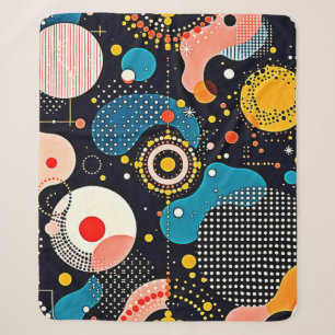 Cobertor Sherpa Abstrato Cosmmic Dance