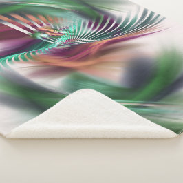 Cobertor Sherpa Abstrato de Dançador de rico