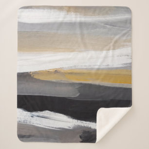 Cobertor Sherpa Abstrato de fundo de pintura moderno. Arte moderna