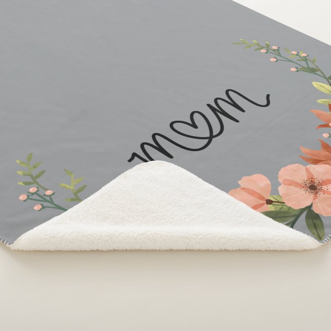 Cobertor Sherpa Abstrato Floral Sherpa Fleece Blanket