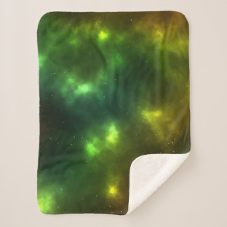 Cobertor Sherpa Abstrato Galaxy Constellations Digital Art: IV