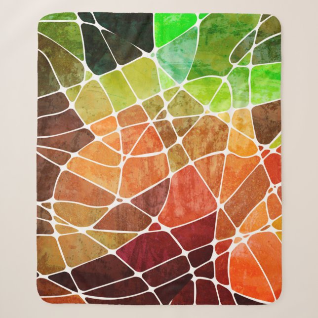Cobertor Sherpa abstrato geométrico grunge background abstract, no (Frente)