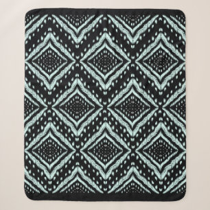 Cobertor Sherpa Abstrato Line, Linda, Ikat sem soldadura, B