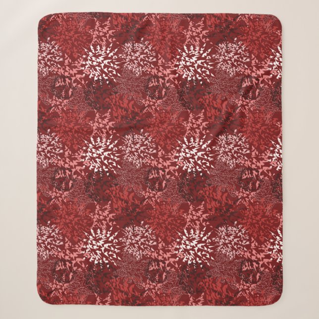 Cobertor Sherpa Abstrato moderno (Frente)