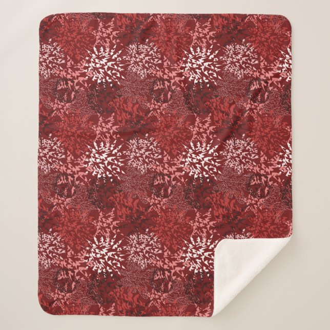 Cobertor Sherpa Abstrato moderno (Frente)