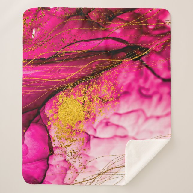 Cobertor Sherpa Abstrato nuvens-ART. Criatividade transparente. Sa (Frente)