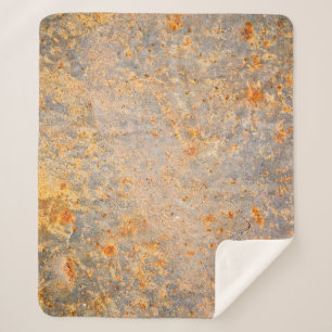 Cobertor Sherpa Abstrato rusty grunge metal para trás abstrato, ag