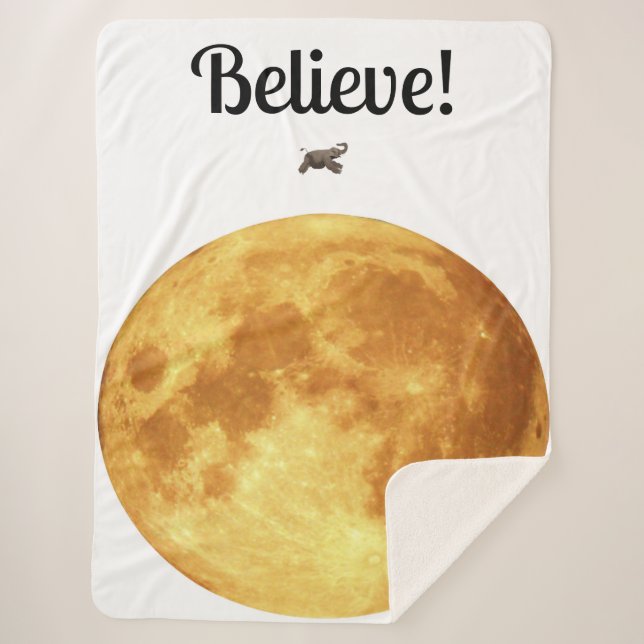 Cobertor Sherpa Acredite em Sherpa Blanket (Frente)