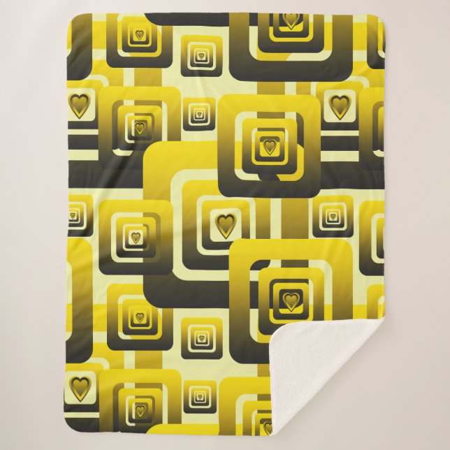 Cobertor Sherpa Activate My Heart Pattern (Frente)